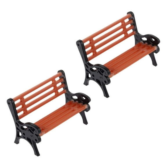 GOOHOCHY Fairy Bench Resin 2Pcs 1.7x1.2in