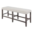 thumbnail image 3 of Jofran Willow Creek Distressed Solid Pine Counter Height Dining Bench, 3 of 7
