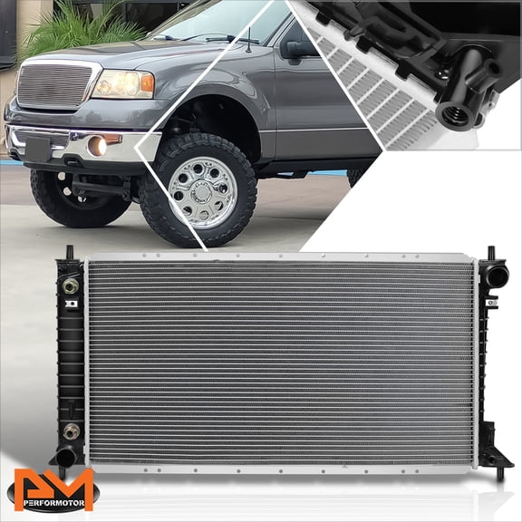 PM PERFORMOTOR Aluminum Core Radiator for 04-08 Ford F-150 Lincoln Navigator 4.6L 5.4L DPI-2719