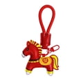 thumbnail image 2 of Abalorio portátil de cuero sintético con diseño de caballo para bolso, año del Caballo 2026, para accesorios de bolso. Fortuna, 2 of 7