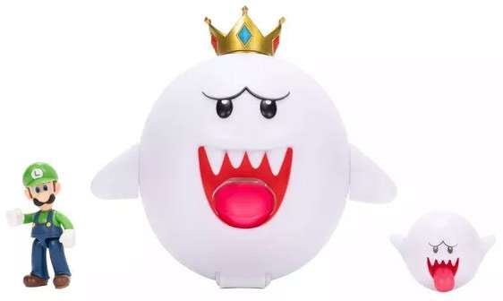 Super Mario King Boo, Boo, Luigi 3-Pack Action Figures