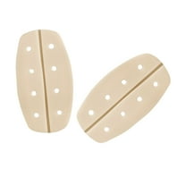 LULULION 6Pcs Lightweight Beige Shoulder Enhancer Pads Smooth Invisible Shoulder Contour Support