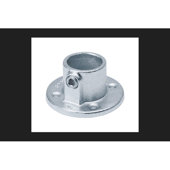 Galvanized 1-1/4-in Floor Flange fits Pipe O.D. 1.66-in