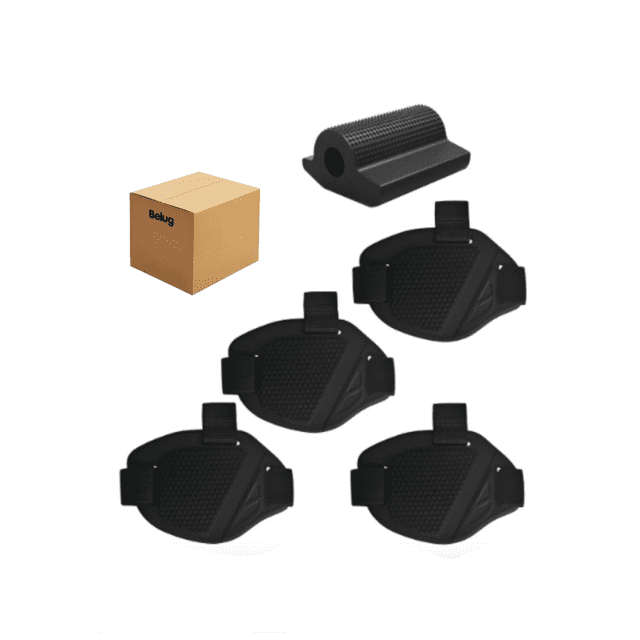 5 Pzs Protector De Calzado Para Moto Tenis Cubre Fundas Bota Belug Negro