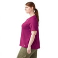 thumbnail image 2 of Dickies Women's Plus Cooling Short Sleeve Pocket T-Shirt, Festival Fuchsia, 1PS, 2 of 5