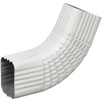 Spectra Metal 4BELRTW 3 x 4 In. Aluminum White Side Downspout Elbow