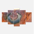 thumbnail image 2 of Horseshoe Bend Arizona Panorama - Impression sur Toile Paysage, 2 of 3