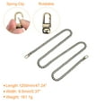 thumbnail image 2 of Uxcell Iron Flat Chain Strap, 47" Handbag Chains Purse Straps DIY Replacement, Bronze, 2 of 6