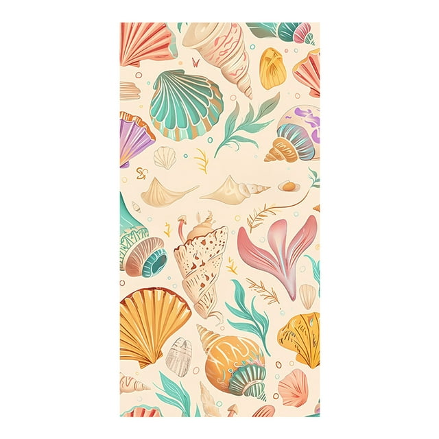 SDNall Serviette de Plage en Microfibre, Sacs de Rangement Réutilisables, Serviettes de Bain en Microfibre, Sac de Serviette de Plage pour l'Europe et les États-Unis Sac à Dos de Rangement Portable Serviette Imprimée Serviette de Bain, Serviette de Plage de Voyage