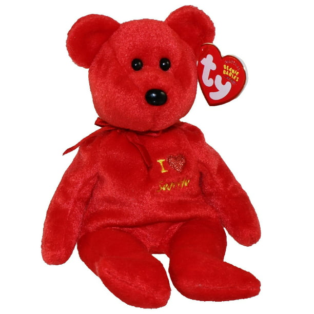 TY Beanie Baby - SEATTLE the Bear (I love Seattle - Show Exclusive) (8. ...