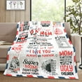 thumbnail image 6 of Letter to My Mom Blanket, Mothers Day Blanket, Mom Gift, Best Mothers Day Birthday Gifts for Mom from Daughter Son, Blankets for Mom 60"x50", Gifts for Moms, Mama Gifts, 6 of 6