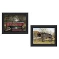 thumbnail image 1 of "Bridges" par Billy Jacobs Art Mural Encadré Imprimé, 1 of 2