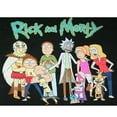 thumbnail image 2 of Rick and Morty Men's Black Cast T-Shirt (S), 2 of 2