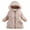 Pink, variant on XBASW Baby Toddler Girls Winter Coats Hooded Thick Jacket Warm Cotton Jackets Outerwear for Girls 1-5Y