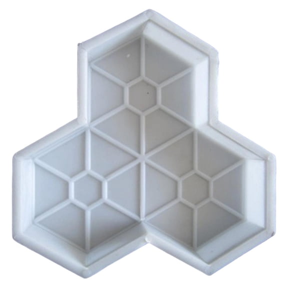 Leaves Design Concrete Stepping Stone Molds Reusable Pathway Pavement Maker for Garden Yard Decoration