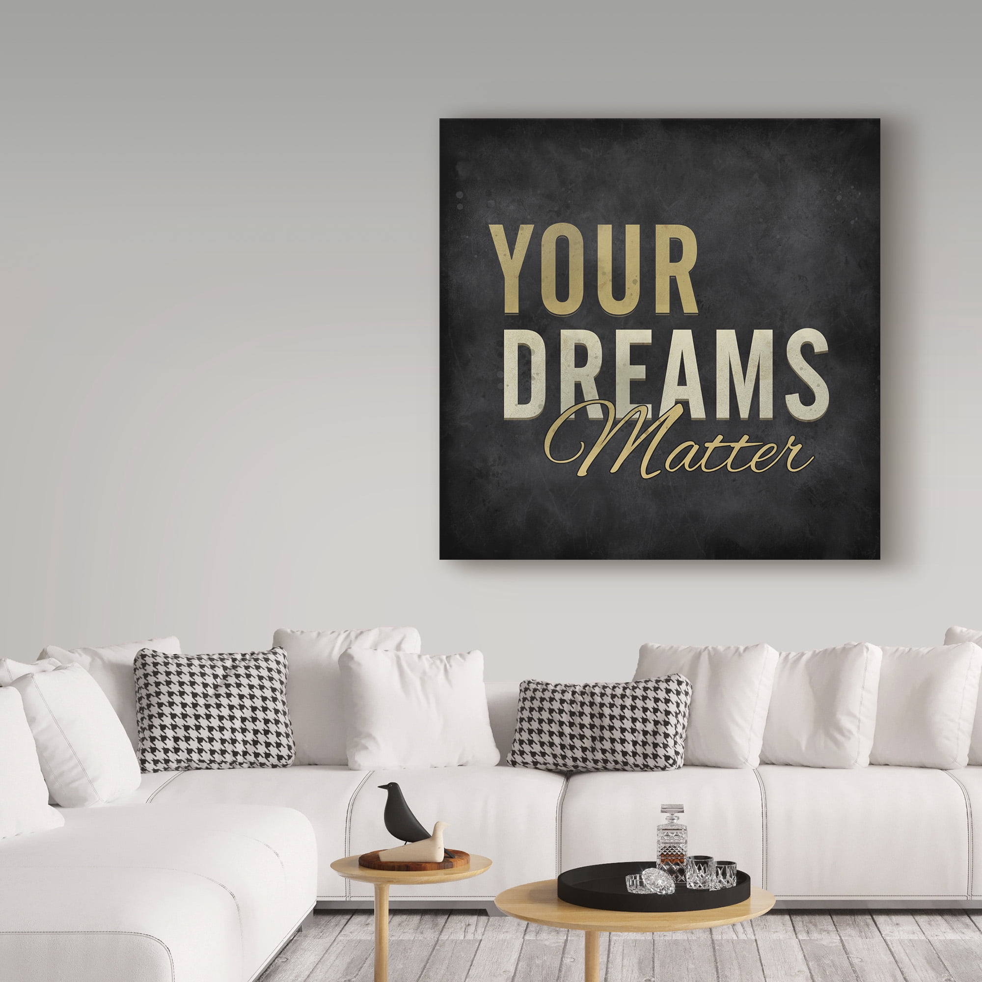 Trademark Fine Art 'Your dreams matter' Canvas Art by ALI Chris