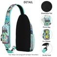 thumbnail image 3 of Vintage Fashion Sling Backpack Geometric Tribal Lightweight Daypack for Office Workers and Daily Commuting, 3 of 6