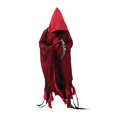 thumbnail image 3 of Capa con capucha para Halloween, disfraz de de terror, unisex, para hombres, mujeres y adultos. Rojo, 3 of 10