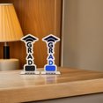 thumbnail image 4 of SKISUNO 2pcs Graduation Decoration Decorative Wooden Centerpiece For Graduates 2025 Season, 4 of 6