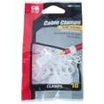 thumbnail image 2 of Gardner Bender 1/4 in. Dia. Plastic Cable Clamp 18 pk, 2 of 4