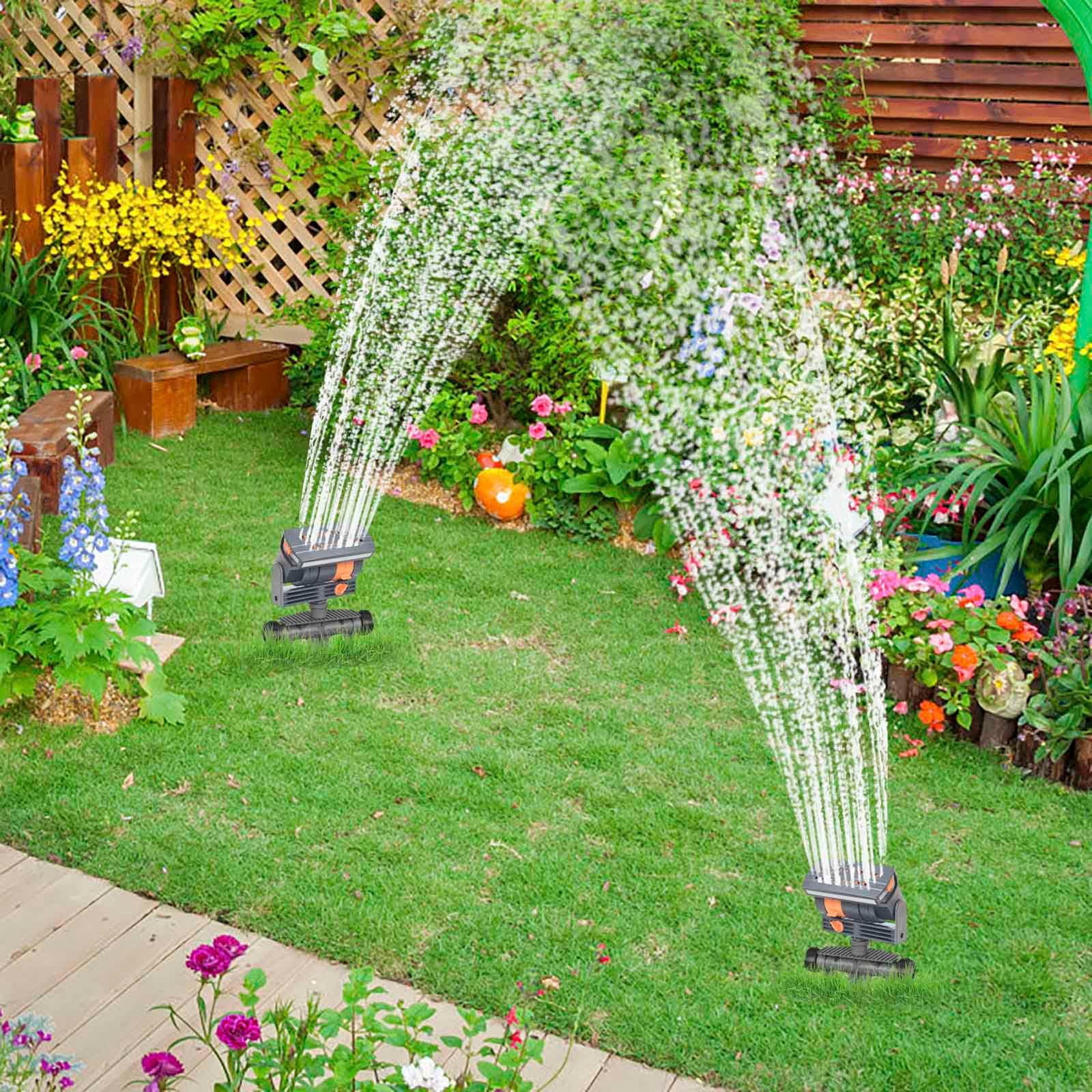 Garden Sprinkler Set,Tripod Sprinkler,Upgraded Small Oscillating Sprinklers,Watering Wide Coverage,Sprinklers for Yard Grass Garden