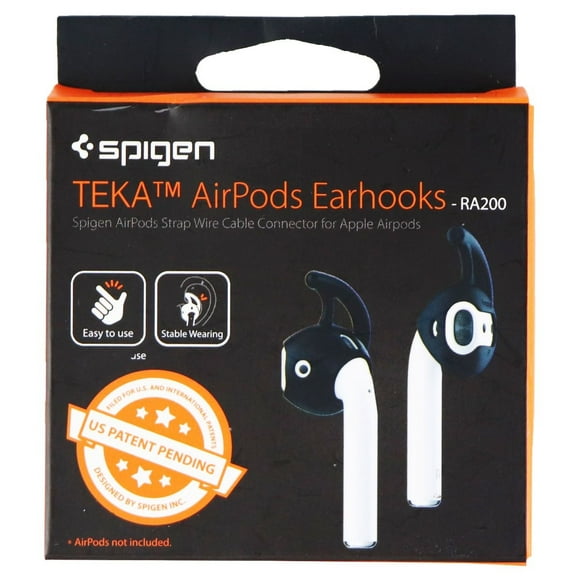 Spigen Teka Earhooks Cover for Apple Airpods (1st Gen) - Black