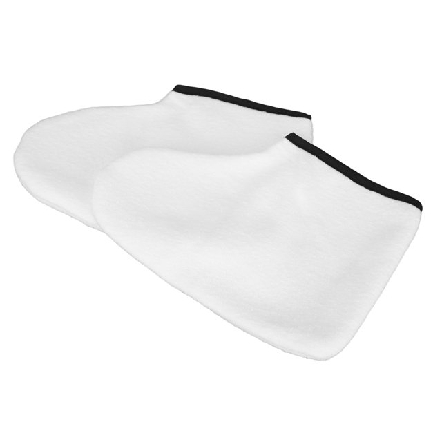 Paraffin Wax Refill Feet Cover, Double Layer Thick Terry Cloth Paraffin Booties Washable Reusable For Women For Men For Hot Wax