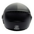thumbnail image 5 of MMG Motorcycle Open Face Helmet DOT Flip-Up Visor Gloss Black (X-Large) Model 28, 5 of 6