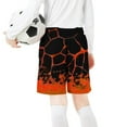 thumbnail image 5 of Cethrio Boys Shorts with Pockets, Athletic Drawstring Casual Summer Shorts Orange Size 9-10 T, 5 of 6
