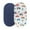 F, variant on Fgnfyis 2PCS Baby Mose Sheet Bassinet Sheet Cradle Sheet Adapts to Rectangle Oval Pram Bassinet Pads Minky Dot Cartoon Fitted Sheet Set Baby Gift Multi-color One Size