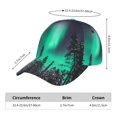 thumbnail image 2 of Fotbe Northern Lights 2 Gorro Clásico de Béisbol, Gorra Ajustable con Broche Snapback, Gorro de Exterior de Algodón Suave, 2 of 6