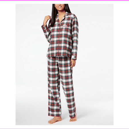 Family Pajamas Matching Women's Stewart Plaid Pajama Set L - Walmart.com