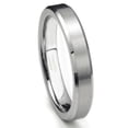 thumbnail image 1 of Andrea Jewelers Tungsten Carbide 5MM Beveled Wedding Band Ring With Brushed Center Sz 12.0, 1 of 4