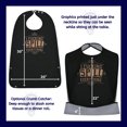 thumbnail image 3 of Funny Adult Bibs for Women & Men. Washable Reusable Clothing Protectors for Adults. Waterproof Backing + Built-In Crumb Catcher, 3 of 4