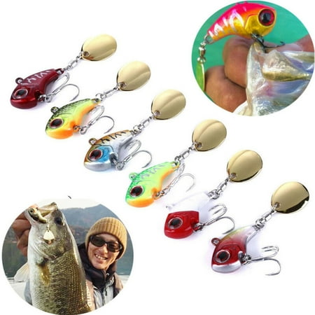 Kuorak Metal Artificial Fishing Lifelike Lure Crankbait Wobbler Fish Swim Bait Tackle