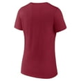 thumbnail image 3 of Women's Logo Athletic Scarlet San Francisco 49ers Unrivaled V-Neck T-Shirt, 3 of 3
