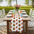 thumbnail image 4 of Table Runners 72 Inches Long Dress Scarves, Cute Ladybugs Farmhouse Kitchen/Dining Table Runner, Coffee Tablerunners, Spring Botanical Leaves Farmhouse 14x72 Inch, 4 of 9