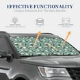 thumbnail image 2 of Lsque Cute Puppy 2 PCS Windshield Sun Shade | CarFoldable Window Covers | Car Accessories Reflect UV for Universal Cars SUV Truck | Small, 2 of 7