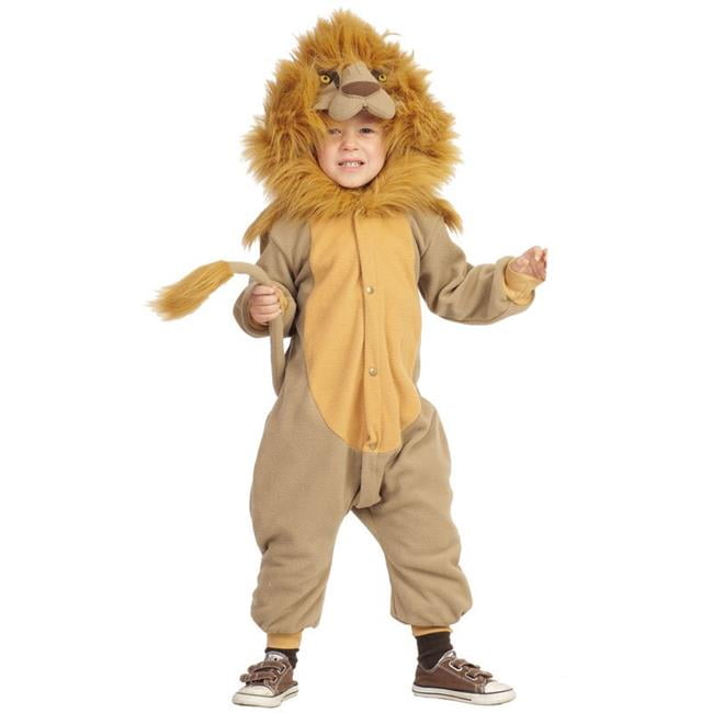 NEW Kids Safari Full Body Hooded Medium Lion Costume