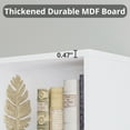 thumbnail image 4 of IRONCK 5 Shelf Bookcase, Free Standing Display Storage Bookshelf for Home Office, White, 4 of 8