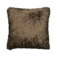 thumbnail image 1 of Loloi 22" Square Polyester Down Throw Pillow in Dark Brown, 1 of 2