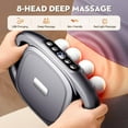 thumbnail image 2 of 16-Drive 8-Head Massage Gun Set, 2025 New 30 Speed Levels, Quiet Deep Tissue Muscle Massager for Back Shoulders Legs Waist Buttocks, 40kg Pressure Pain Relief, Spa-Like Home Use, 2 of 8