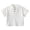 White, variant on oddler Boys Girls Short Sleeve Summer Casual Solid Gentleman Tops Holiday Shirts White 100)