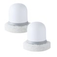 thumbnail image 1 of Oleegame 2PC Cleaning Brush Sponge Kitchen Pot Brush With Handle Reusable And Washable Eraser Cleaner Rust Removal Tool Sink Pot Dish Scrubber Bathroom Decontamination Cleaning Brush White, 1 of 3