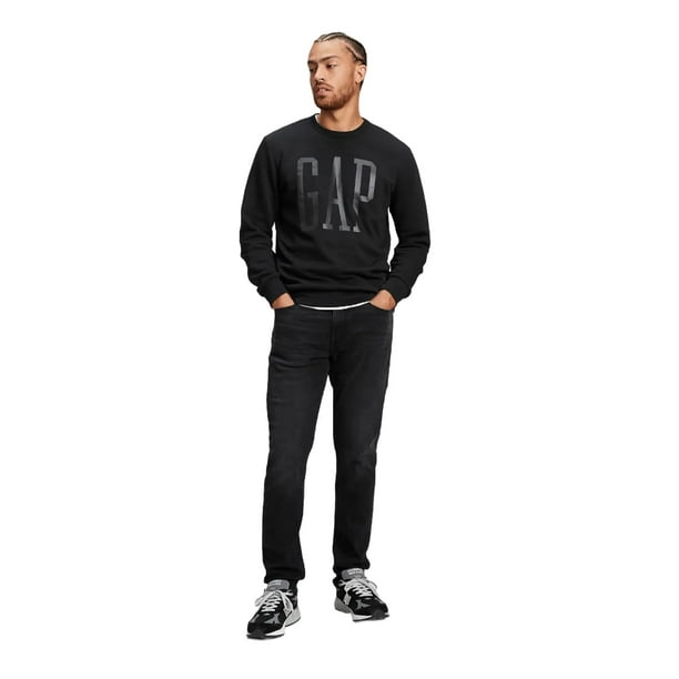 Jeans GAP para Hombre Corte Recto y Ajustado en Talle 31, Lavado Negro