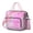Pink-70, variant on Psychedelic Swirl Insulated Cooler Bag - Multi-Functional Lunch Box with Reinforced Handles, Waterproof & Splash-Resistant (Vintage Hippie/Marble/Multicolor Pattern)