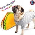 thumbnail image 4 of Juguete chirriante de Felpa Bow Wow Taco para Perro, 4 of 4