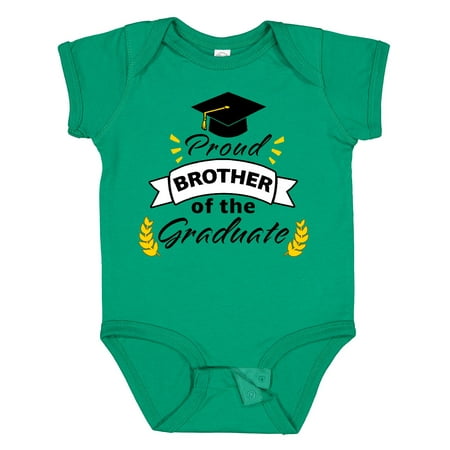 

Inktastic Proud Brother of the Graduate-Family Graduation Gift Baby Boy or Baby Girl Bodysuit