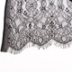 thumbnail image 5 of Adornos de encaje con borlas y pestañas de 3 yardas para decoración de costura de ropa, 8,6 pulgadas de ancho (negro) Macarena Ajuste del cordón de la pestaña, 5 of 8