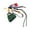 Green, variant on Yammee Portable PU Leather Handbag Pendant Keychain Wallet Fashion Bag Charm Accessory